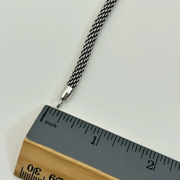 Brighton Beverly Glam Bracelet Add Charms J3960B Silver Plated Mesh 8" - Picture 10 of 11